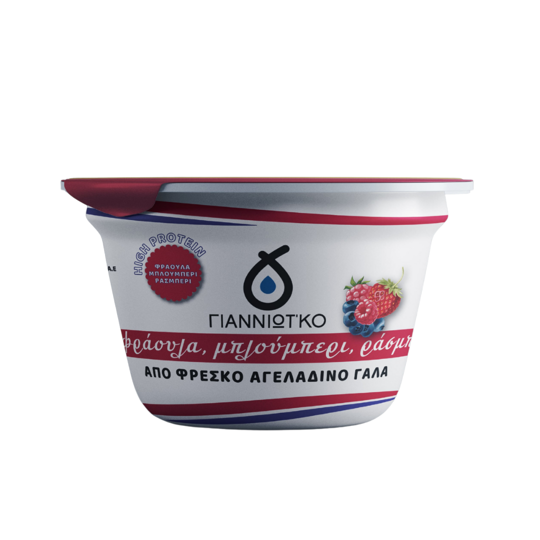 Γιαούρτι Ενηλίκων με Γεύση (Φράουλα, Ράσμπερι & Μπλούμπερι )