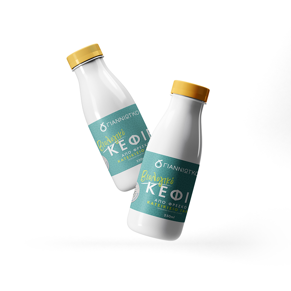 Κεφίρ από φρέσκο κατσικίσιο γάλα, βιολογικό